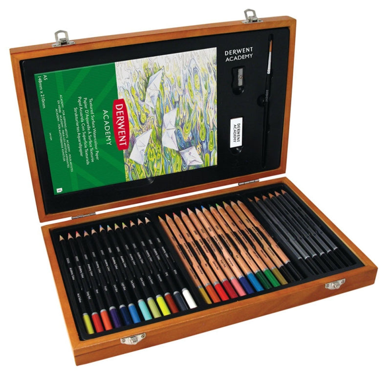 Derwent Academy - Sketching Wooden Box Set