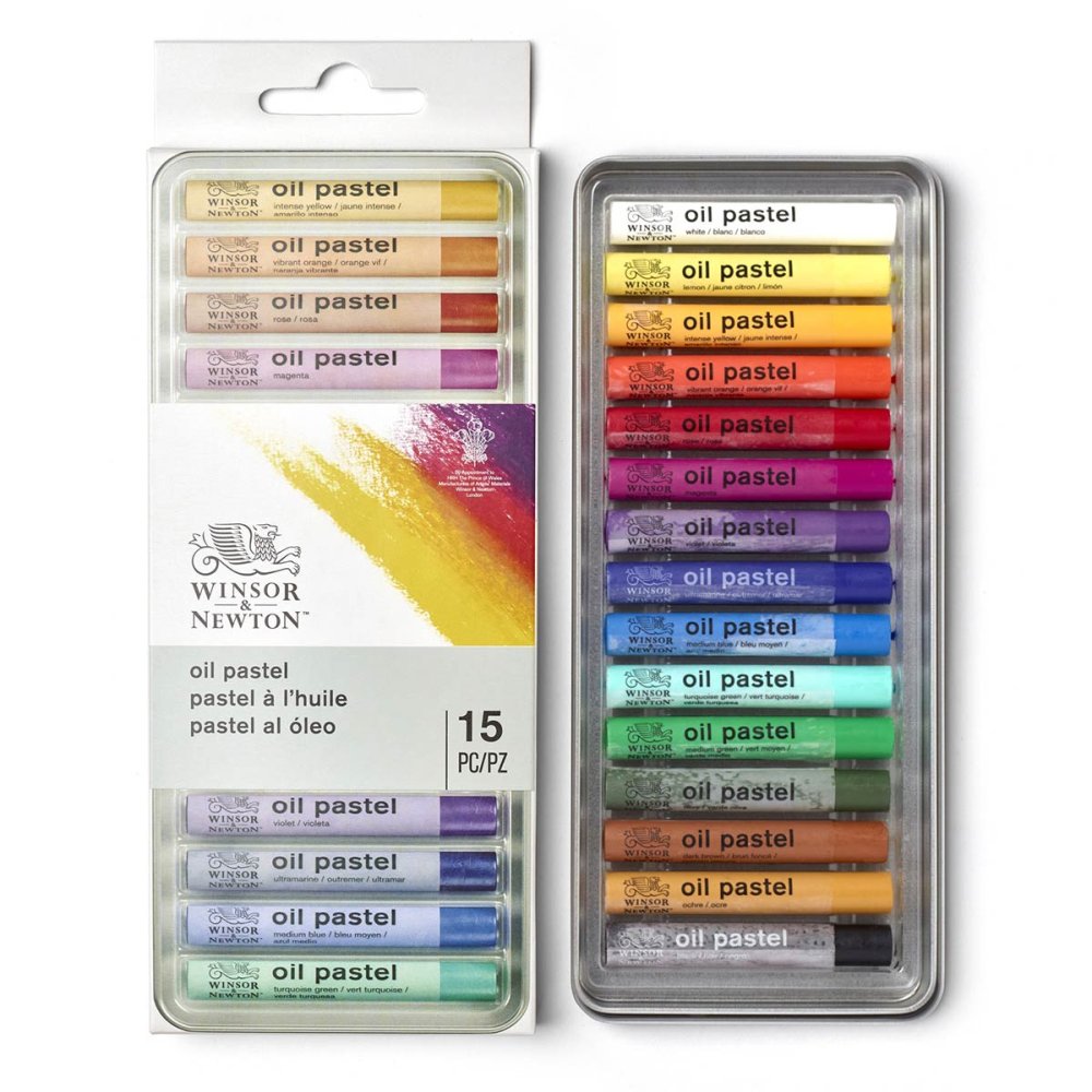 Winsor & Newton Fine Artists Oil Pastels (Pack of 15)