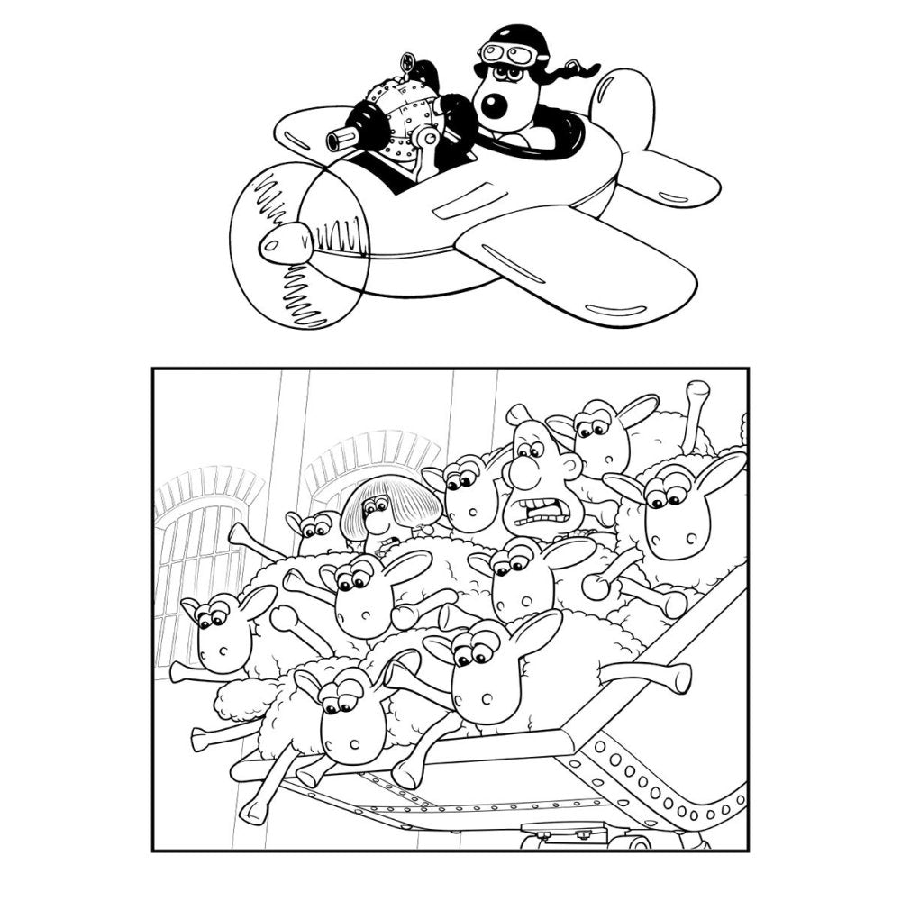 Wallace and Gromit Colouring Book