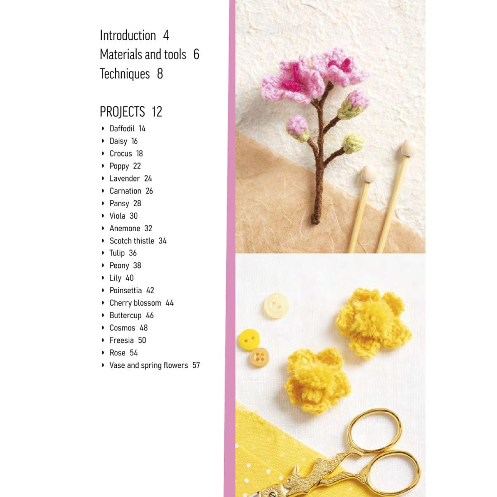 20 to Make: Flowers to Knit Book