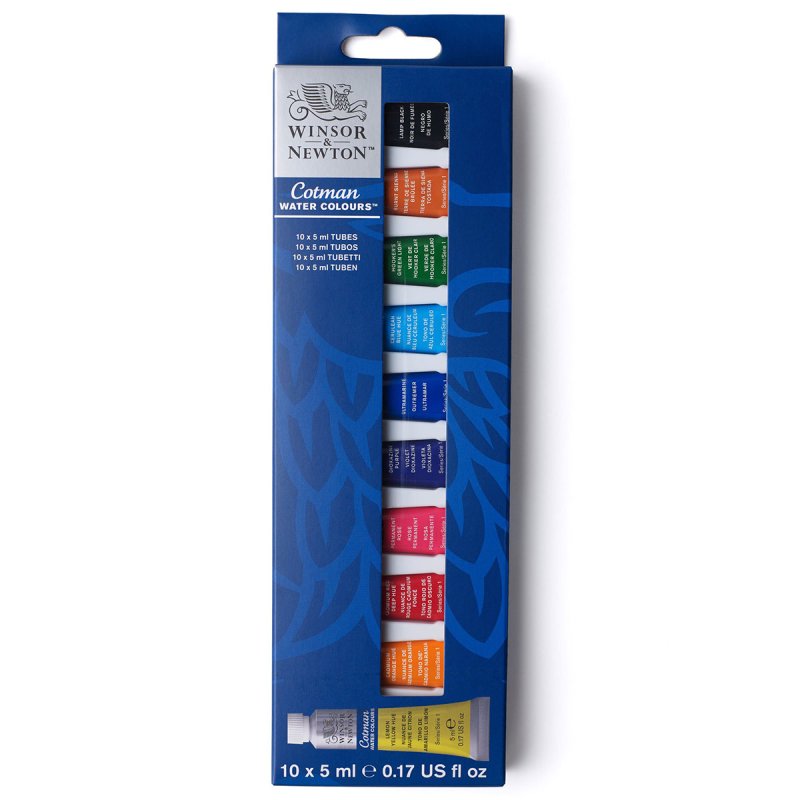 Winsor & Newton Cotman Watercolours Set (10x5ml)