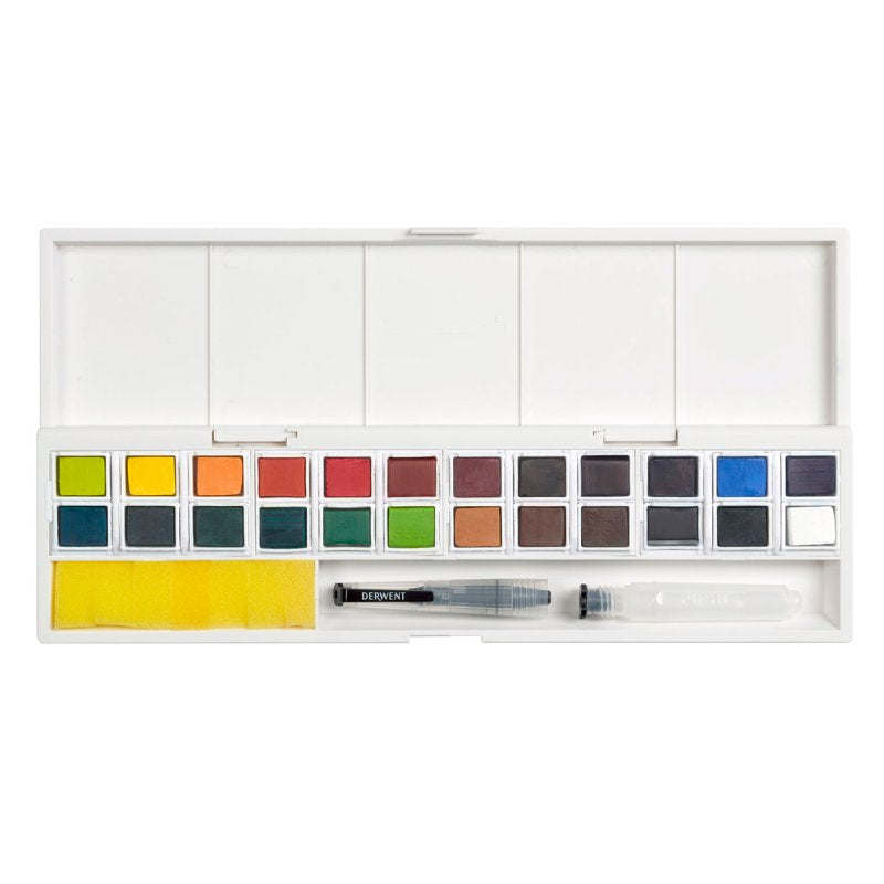 Derwent Inktense Paint Pan Studio Set - 24 Pan Palette