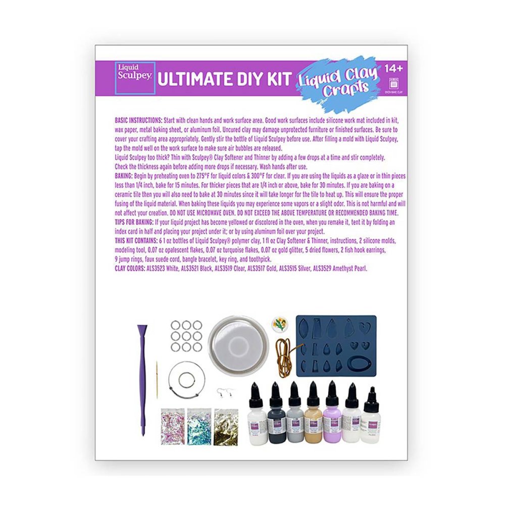 Liquid Sculpey Ultimate DIY Kit - Liquid Clay Crafts