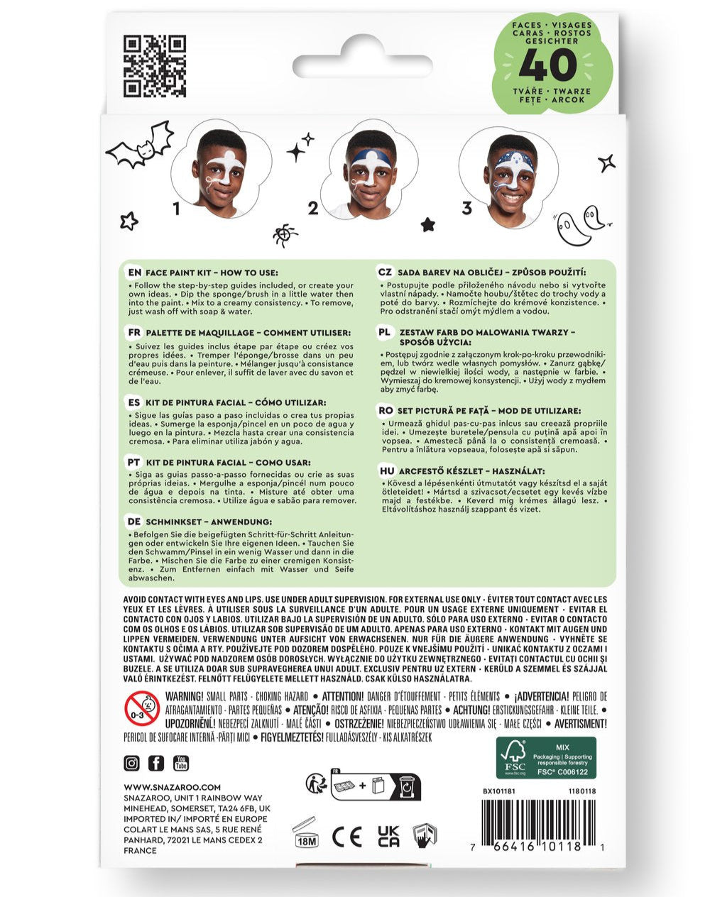 Snazaroo Face Paint Kit - Halloween