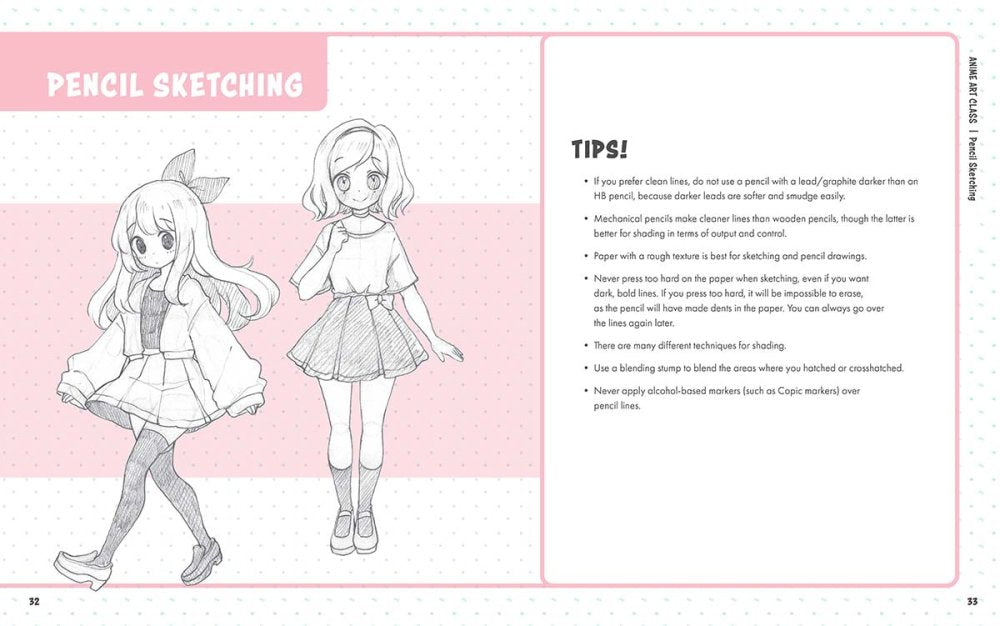 Draw & Colour Anime Manga Drawing Kit