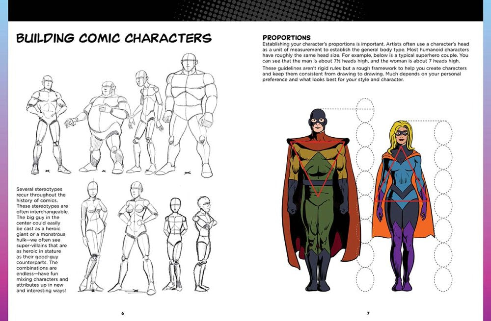 Art of Drawing Comic Books Drawing Kit