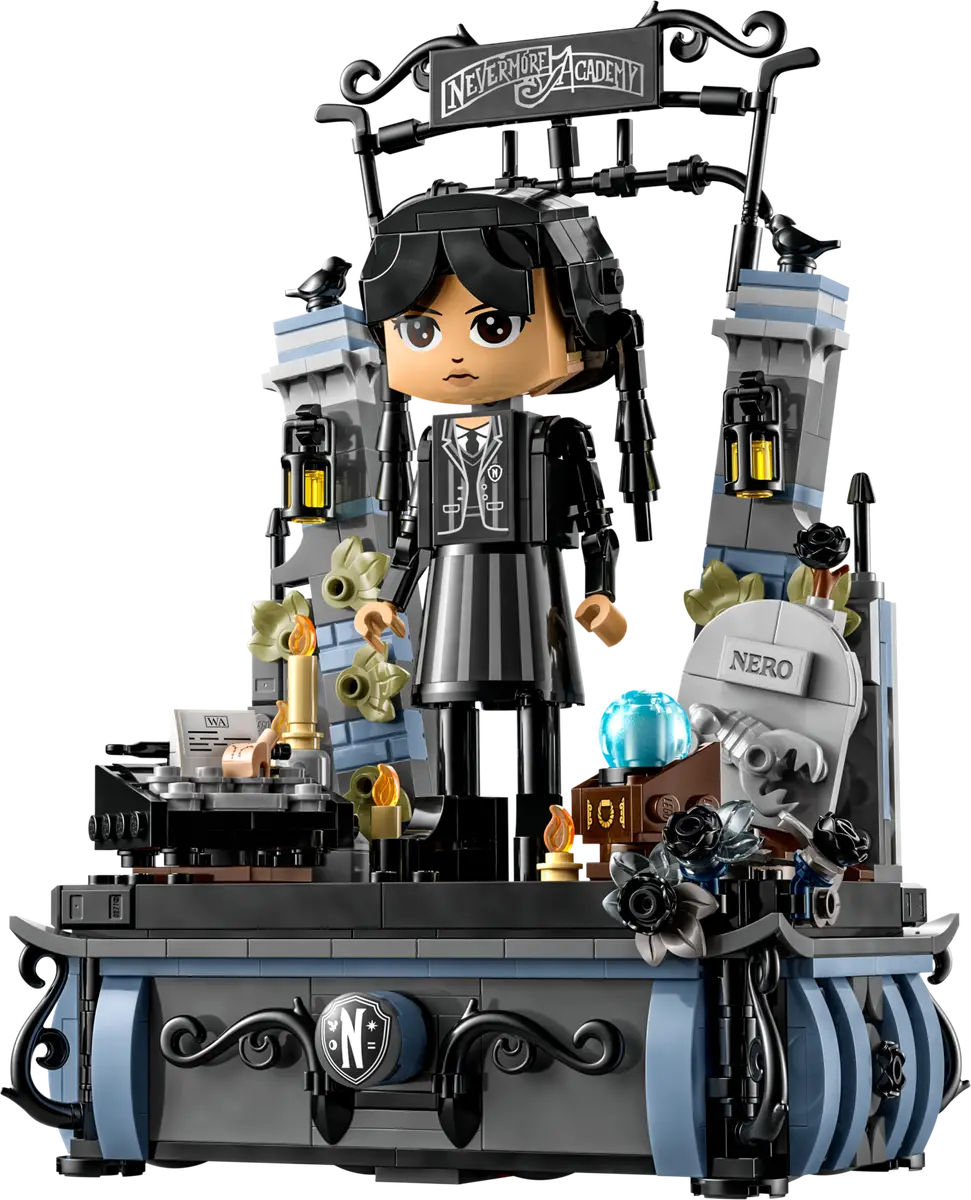 Lego Wednesday Addams Figure