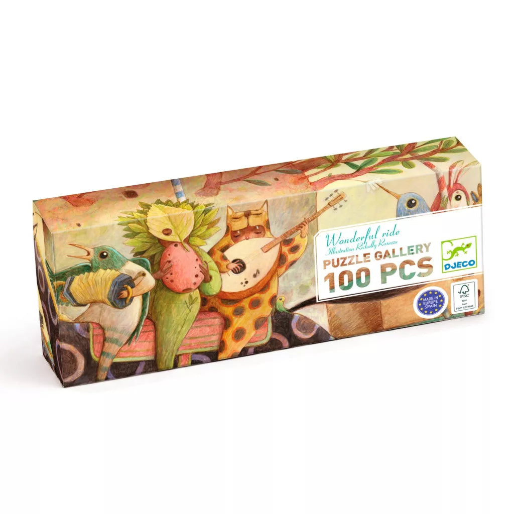 Djeco Jigsaw Puzzle - Wonderful Ride (100 Pieces)