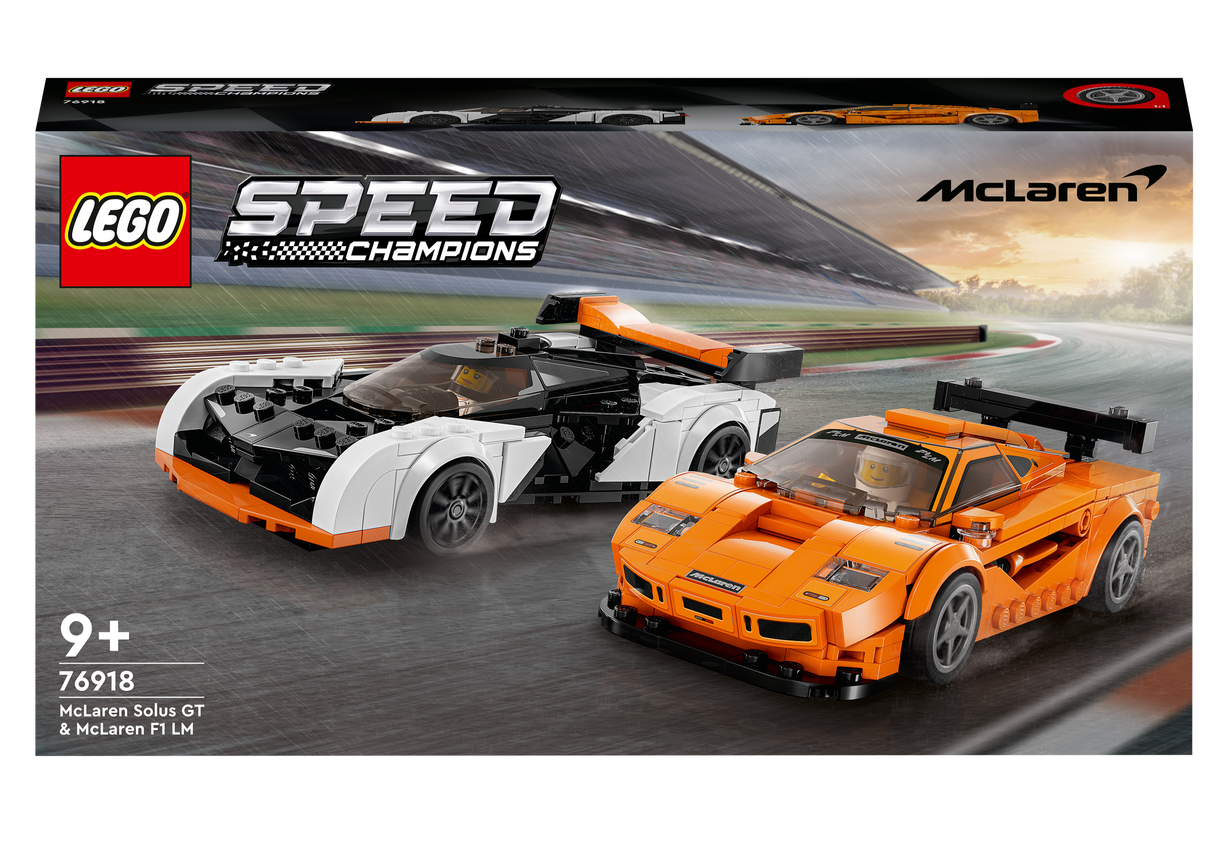 Lego McLaren Solus GT and McLaren F1 LM