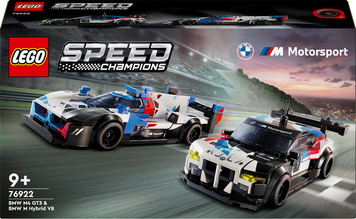 Lego Speed Champions BMW M4 GT3 & BMW M Hybrid V8 Race Car