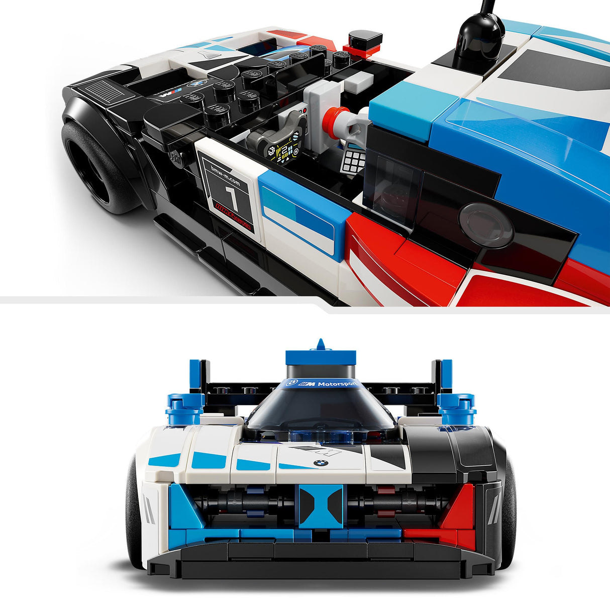 Lego Speed Champions BMW M4 GT3 & BMW M Hybrid V8 Race Car