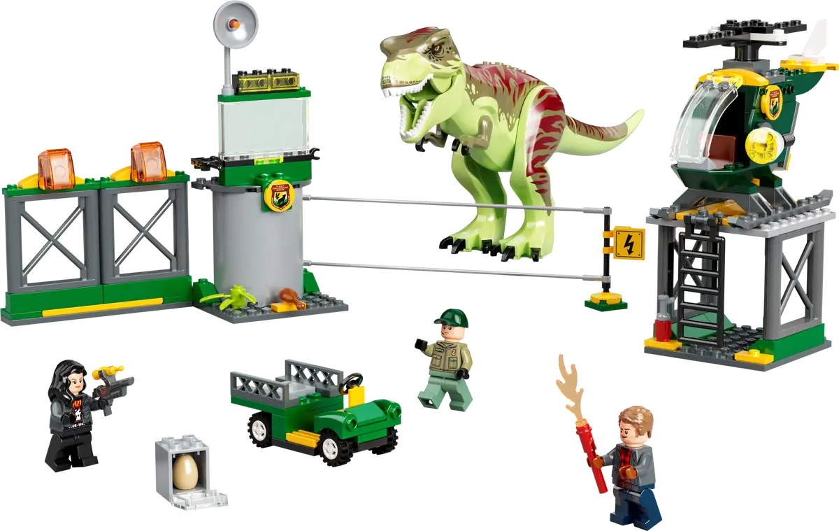 Lego Jurassic World T.Rex Dinosaur Breakout Set