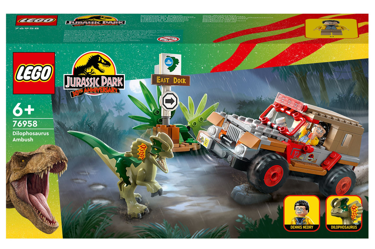 Lego Jurassic Park Dilophosaurus Ambush