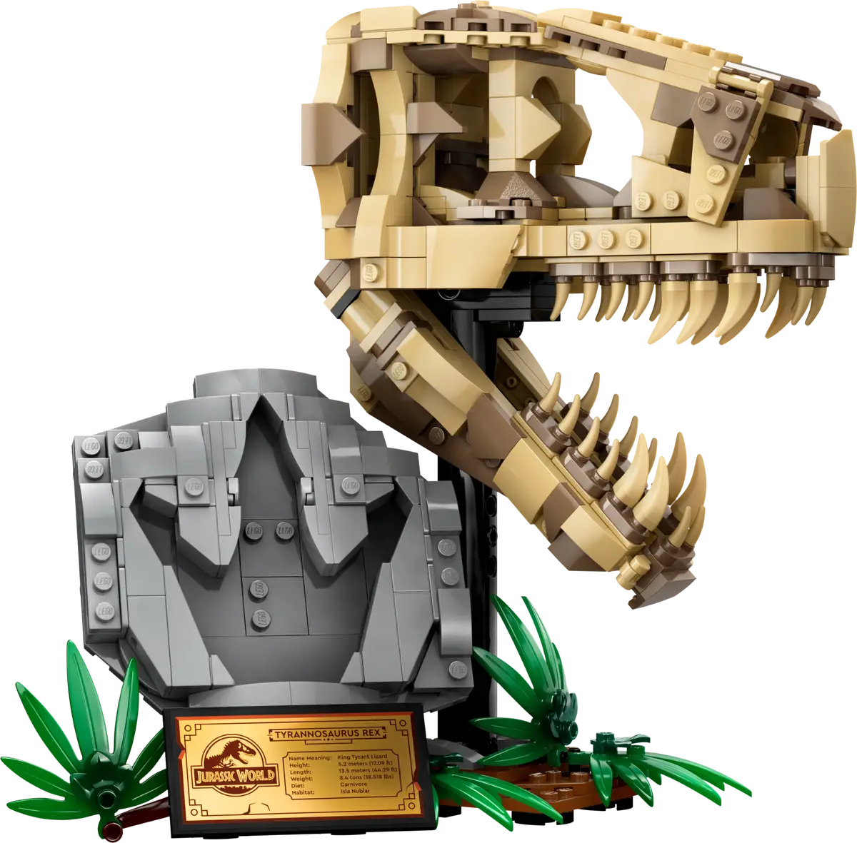 Lego Jurrasic World Dinosaur Fossils: T.rex Skull Set