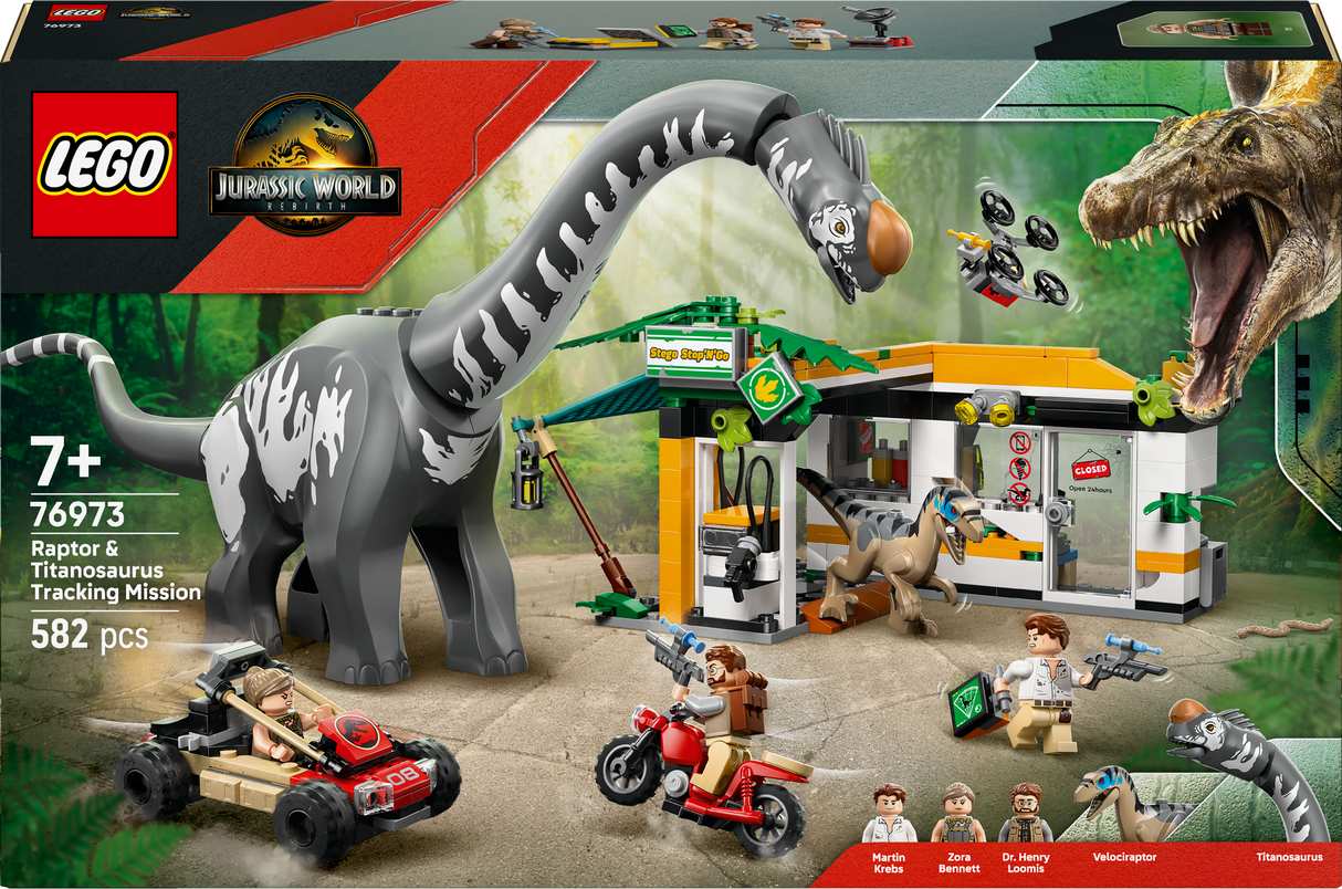 Lego Jurassic World - Raptor & Titanosaurus Tracking Mission