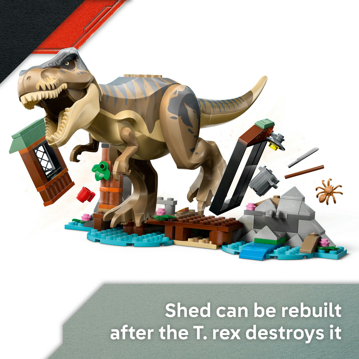 Lego Jurassic World Rebirth - T. Rex River Escape