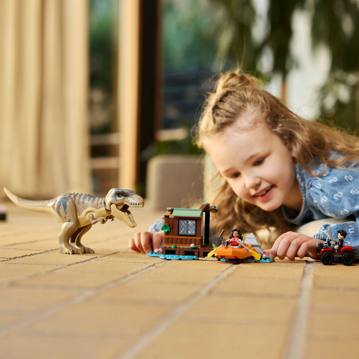 Lego Jurassic World Rebirth - T. Rex River Escape