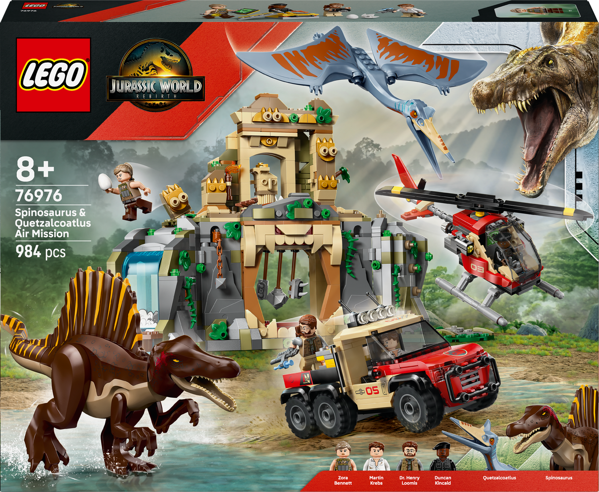 Lego Jurassic World - Spinosaurus & Quetzalcoatlus Air Mission