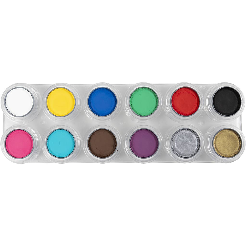 Water-based Face Paint Palette