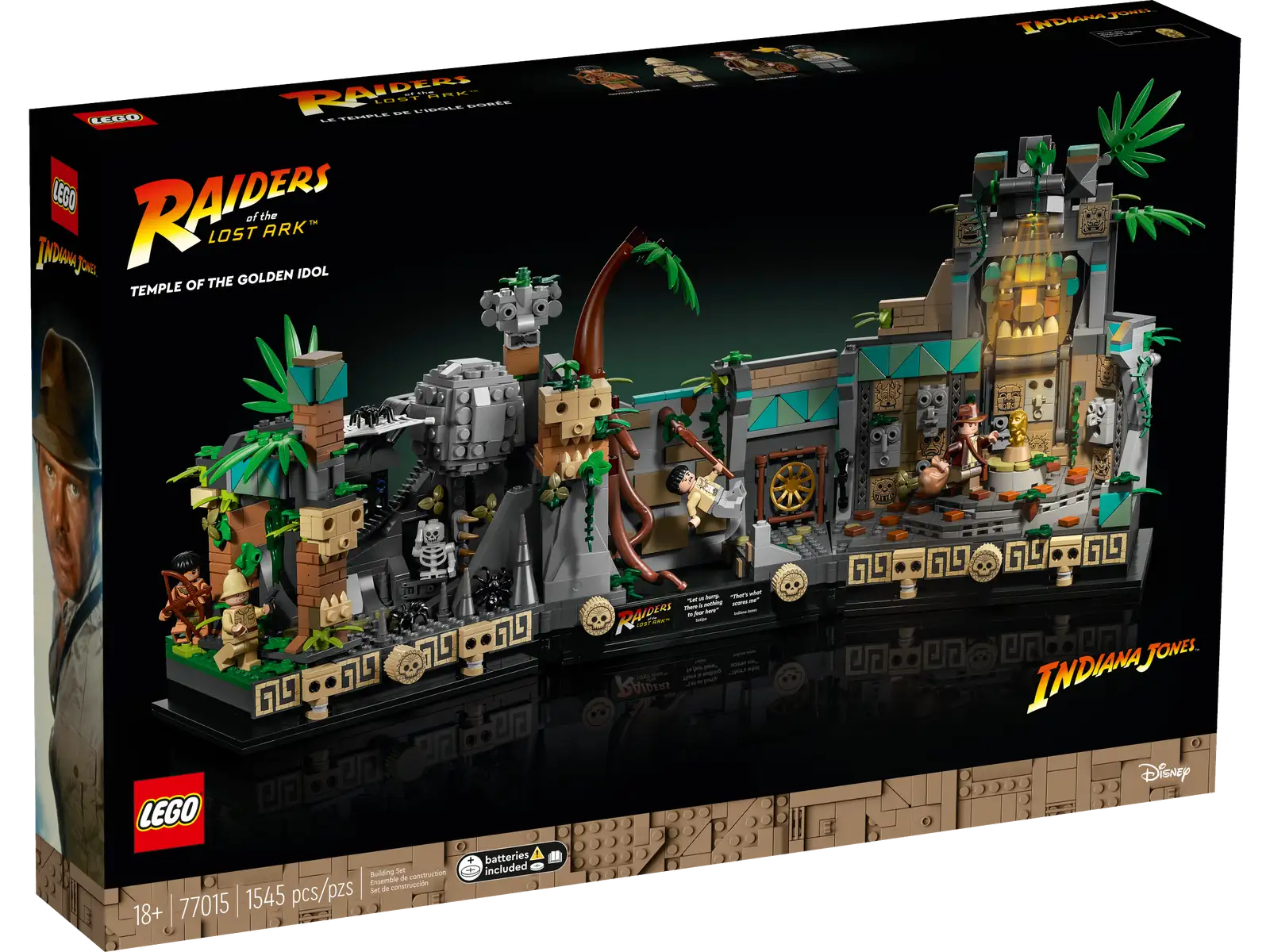 Lego Indiana Jones Temple of the Golden Idol Set