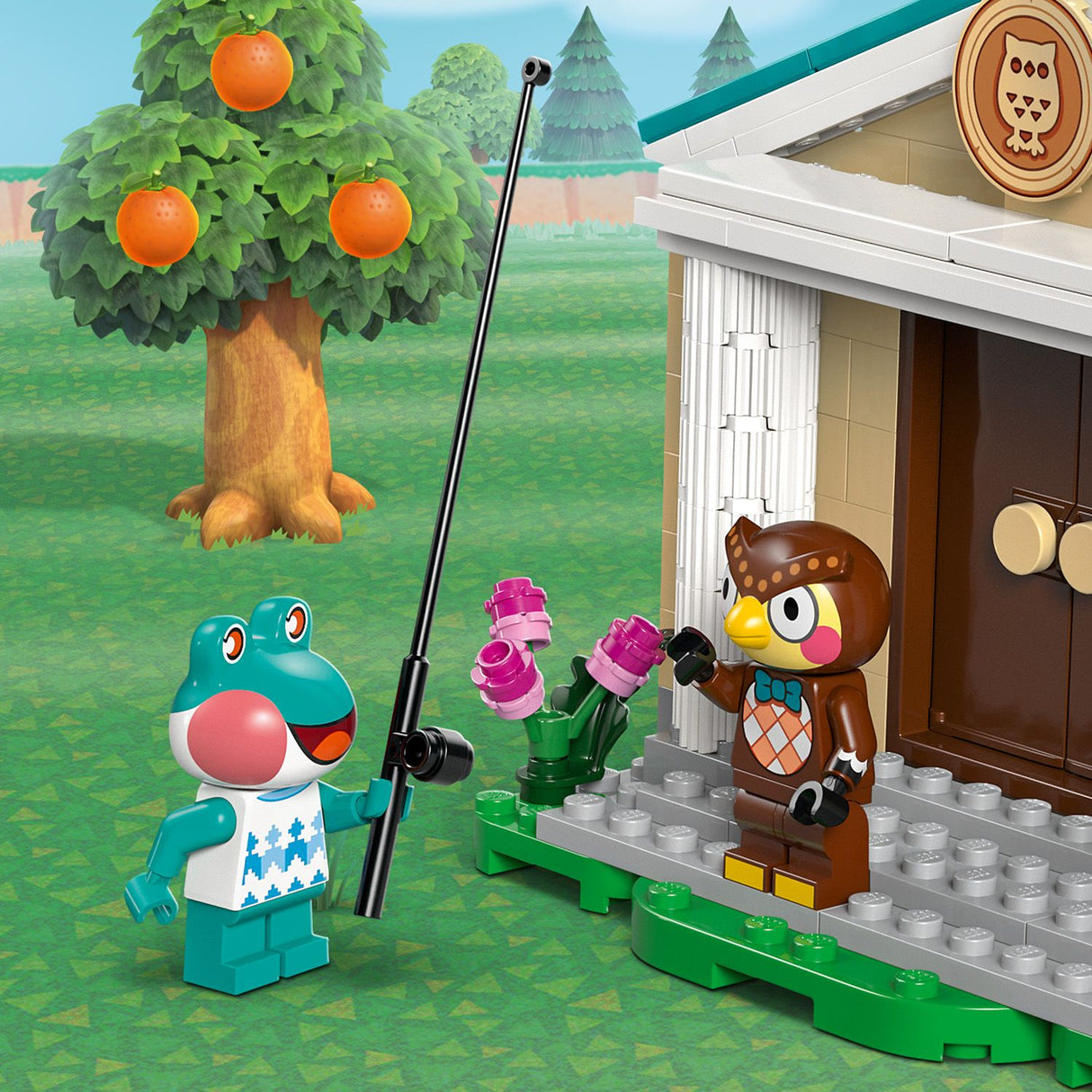 Lego Animal Crossing - Blathers Museum Collection