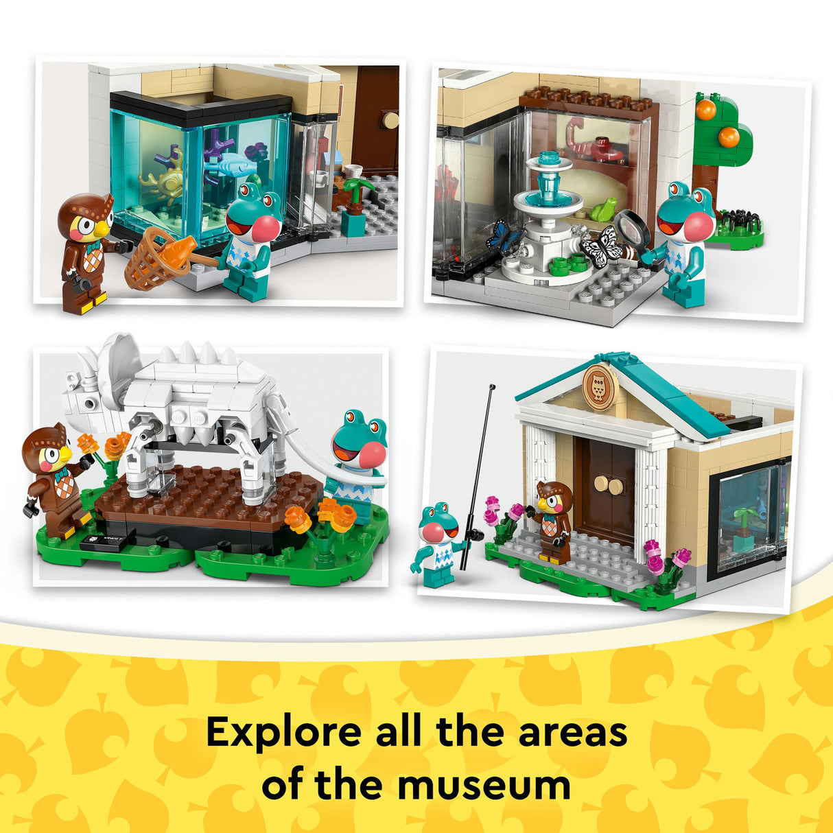 Lego Animal Crossing - Blathers Museum Collection