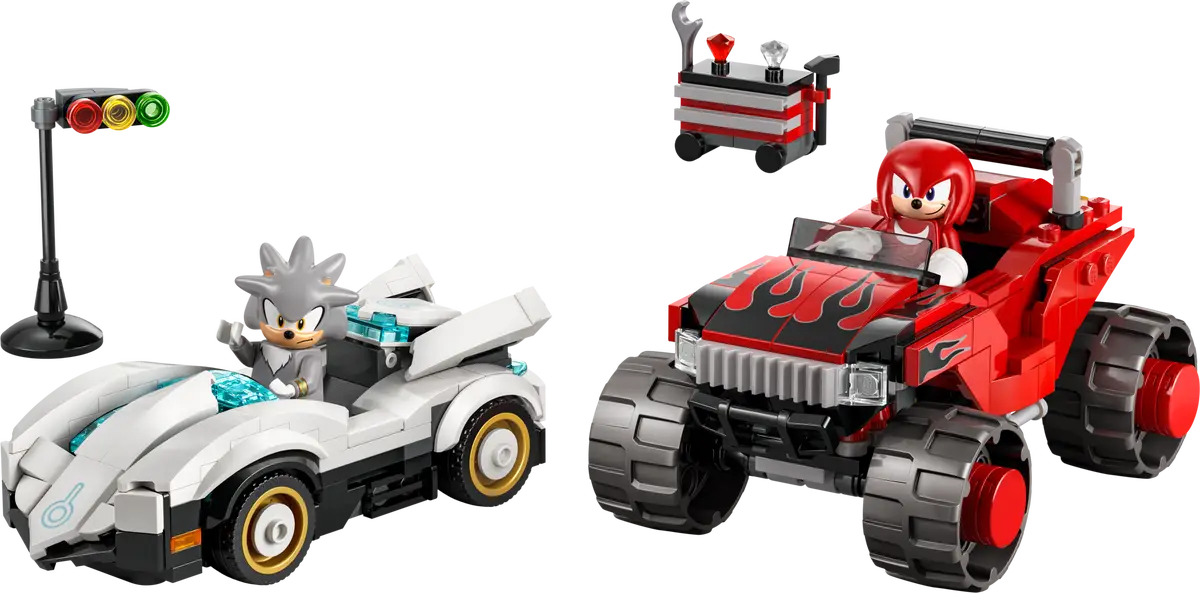LEGO Sonic - Silver's Car vs. Knuckles' Monster Truck