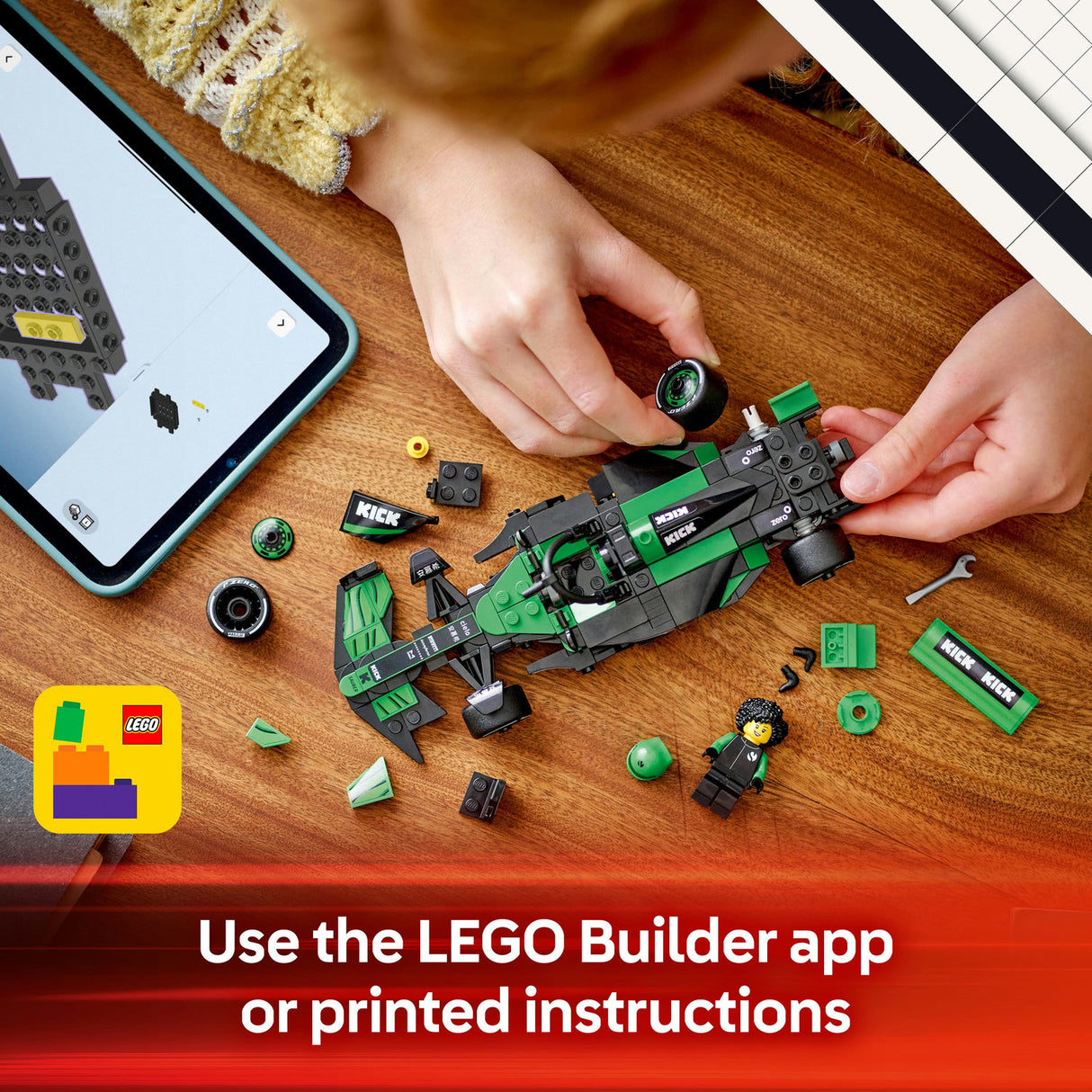 Lego Speed Champions - KICK Sauber F1® Team C44 Race Car