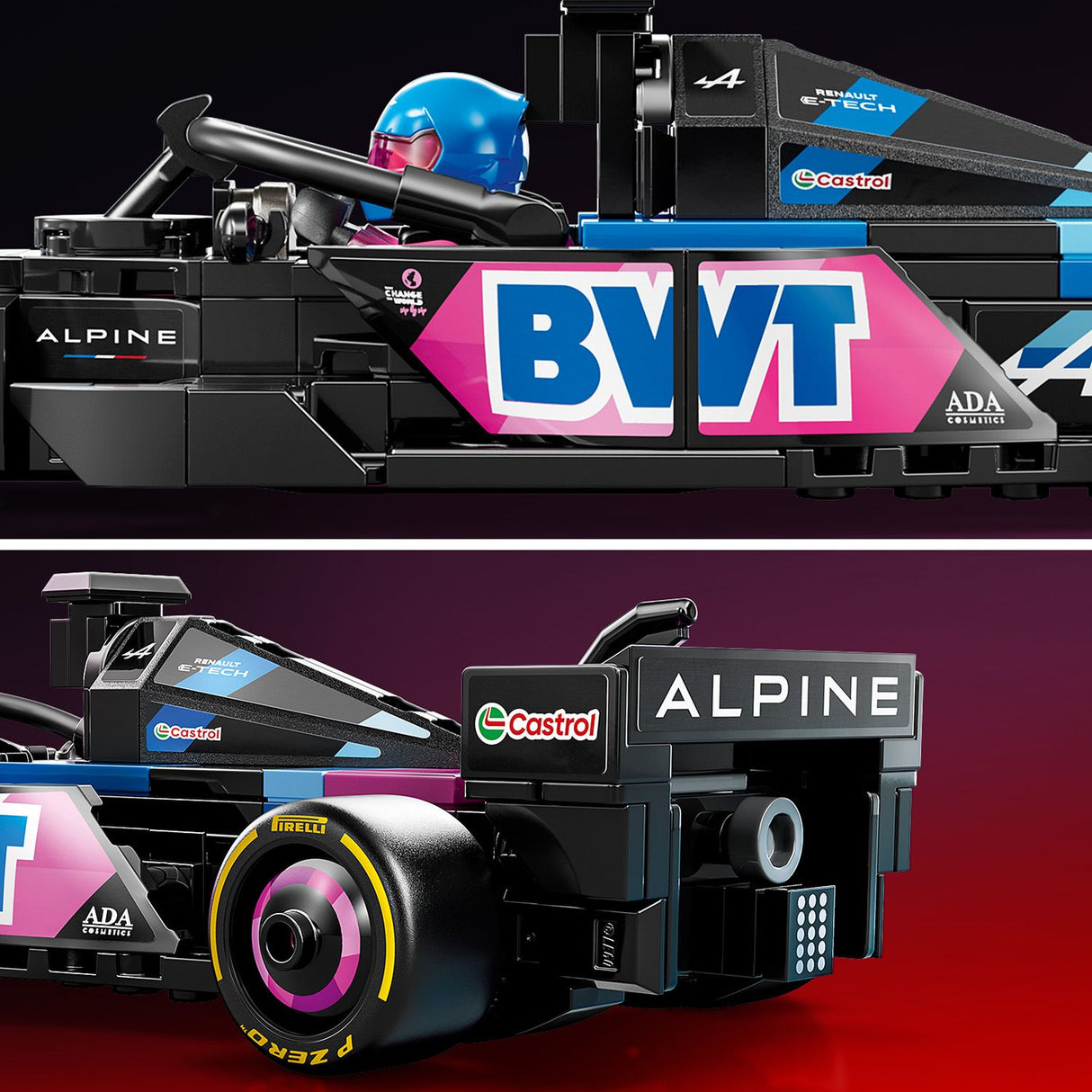 Lego Speed Champions - BWT Alpine F1® Team A524 Race Car