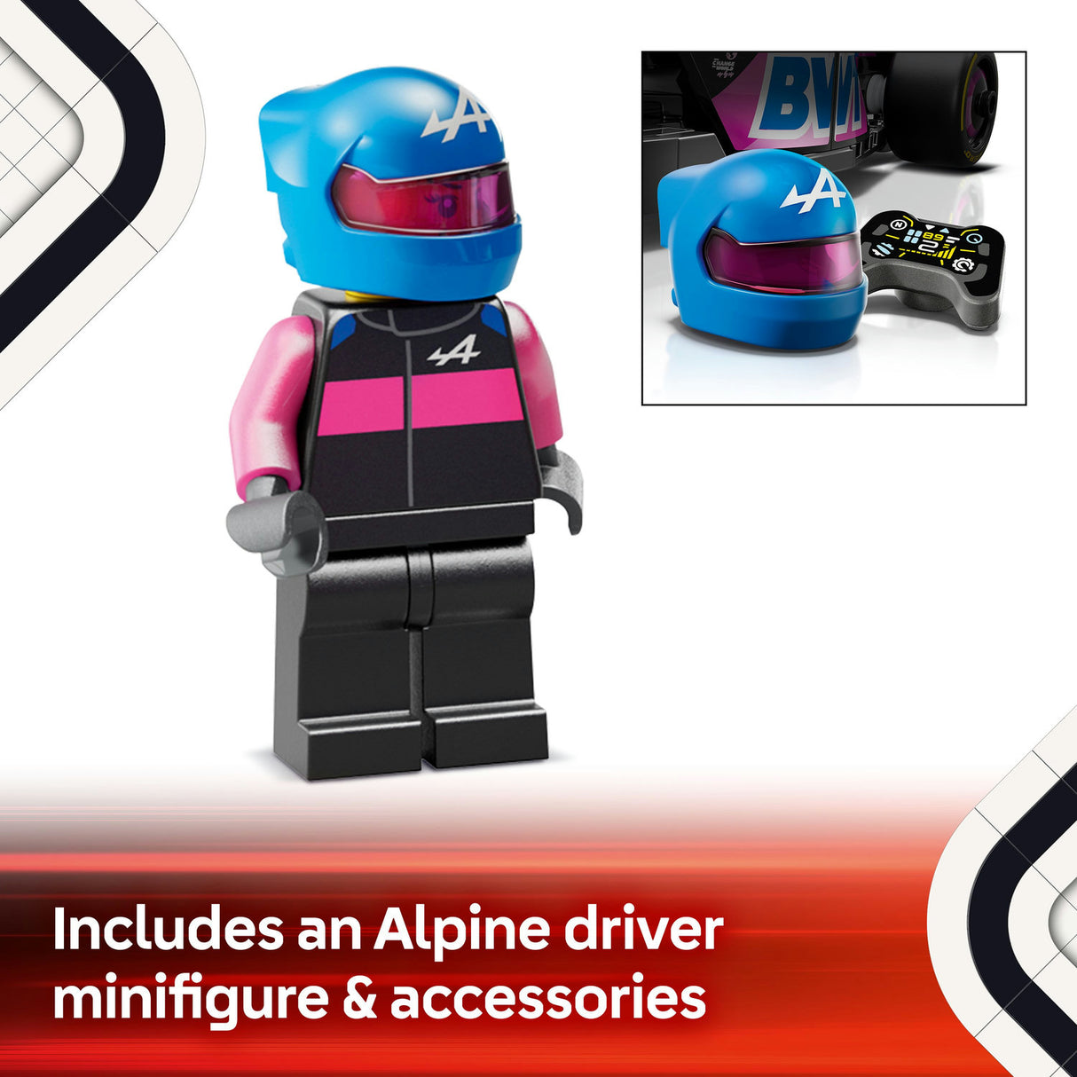 Lego Speed Champions - BWT Alpine F1® Team A524 Race Car
