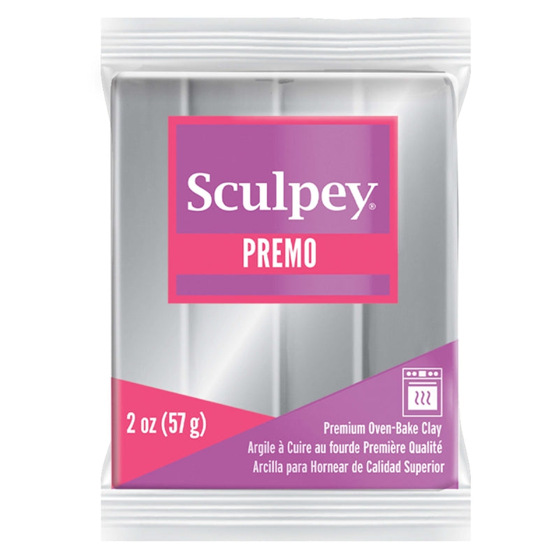 Sculpey Premo Clay 2oz Silver
