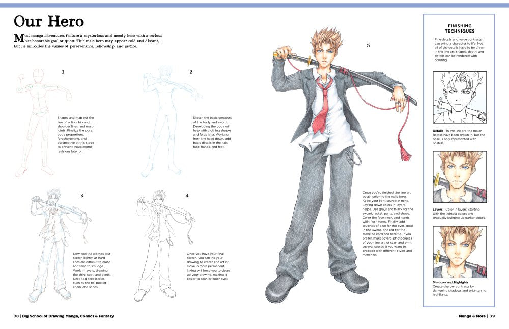 Big School of Drawing Manga, Comics & Fantasy Book