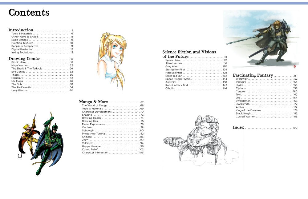 Big School of Drawing Manga, Comics & Fantasy Book