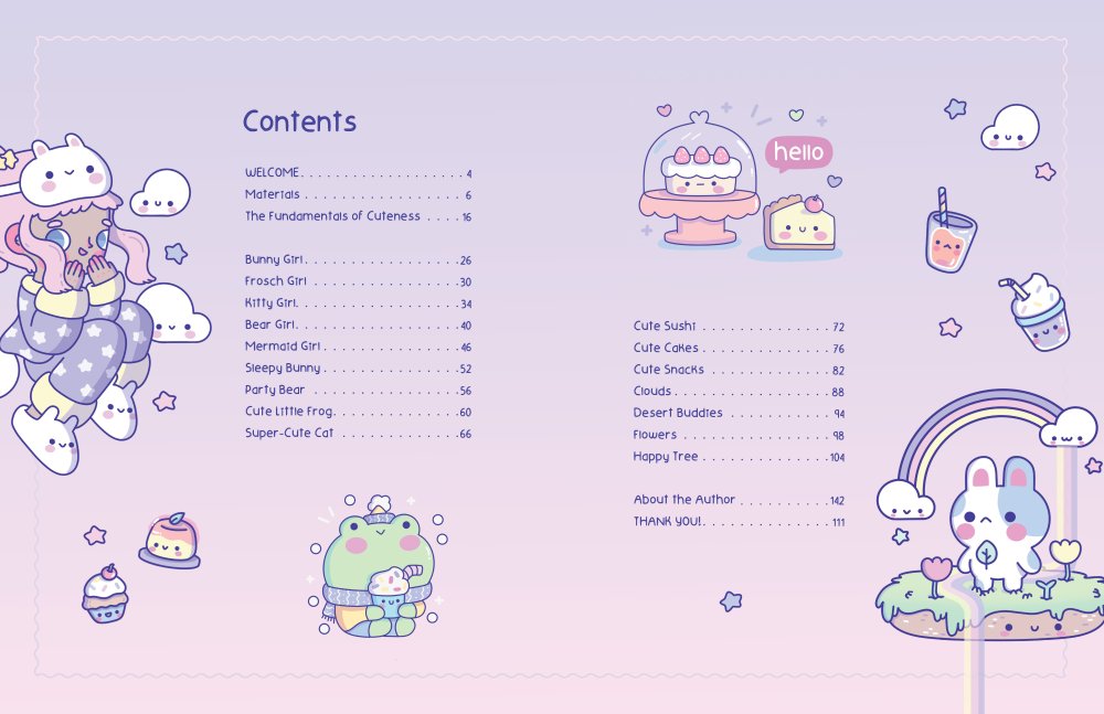 Kawaii Drawing Guide Book