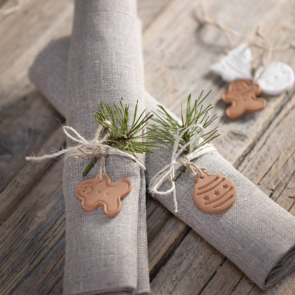 Embossing Cookie Cutters With Stamp - Christmas Figures