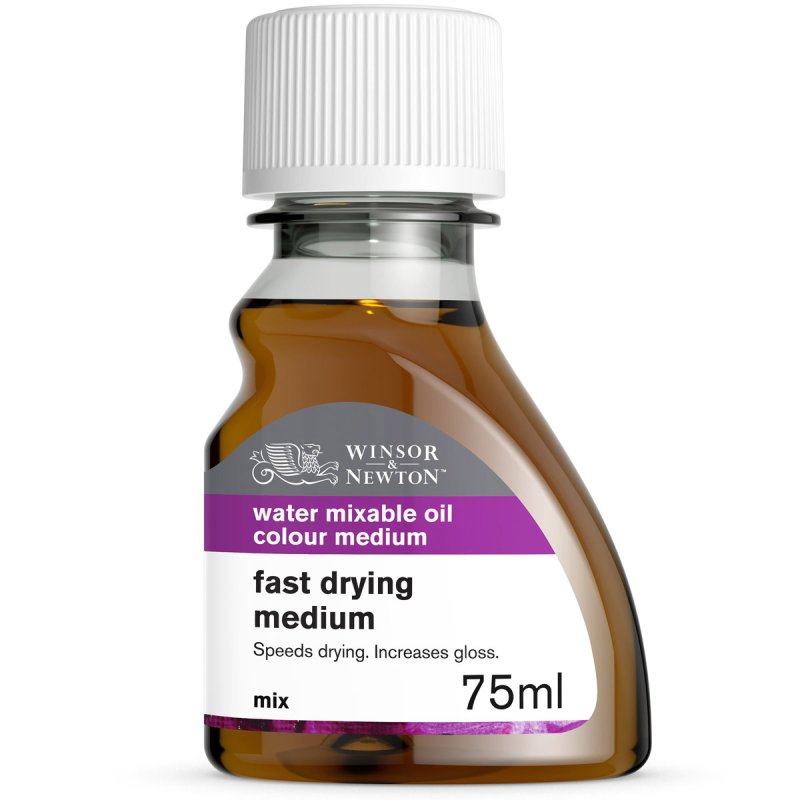 Winsor & Newton Water Mixable Fast Drying Medium 75ml