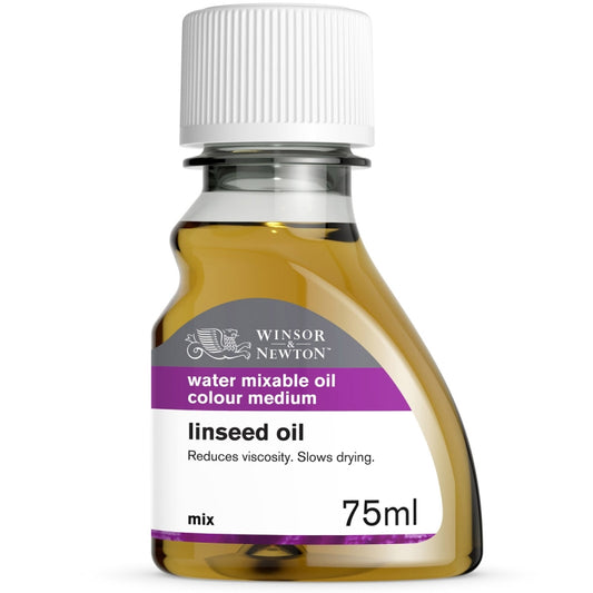 Winsor & Newton Water Mixable Linseed Oil 75ml