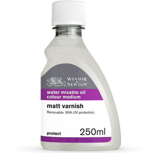 Winsor & Newton Water Mixable Matt Varnish 250ml