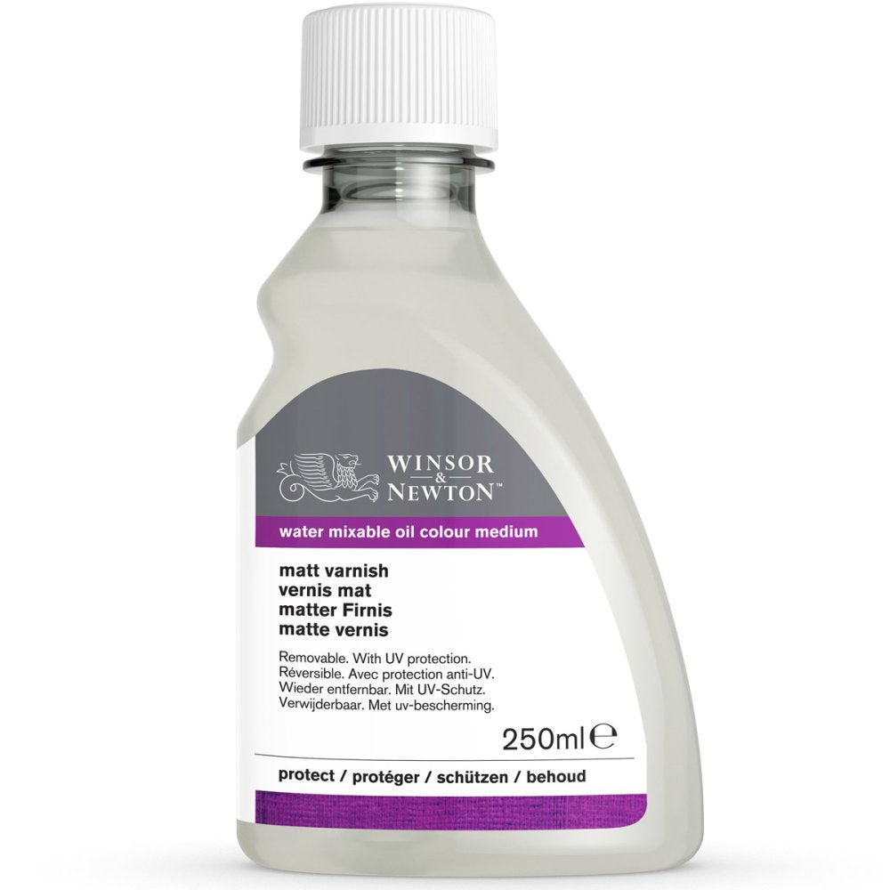 Winsor & Newton Water Mixable Matt Varnish 250ml