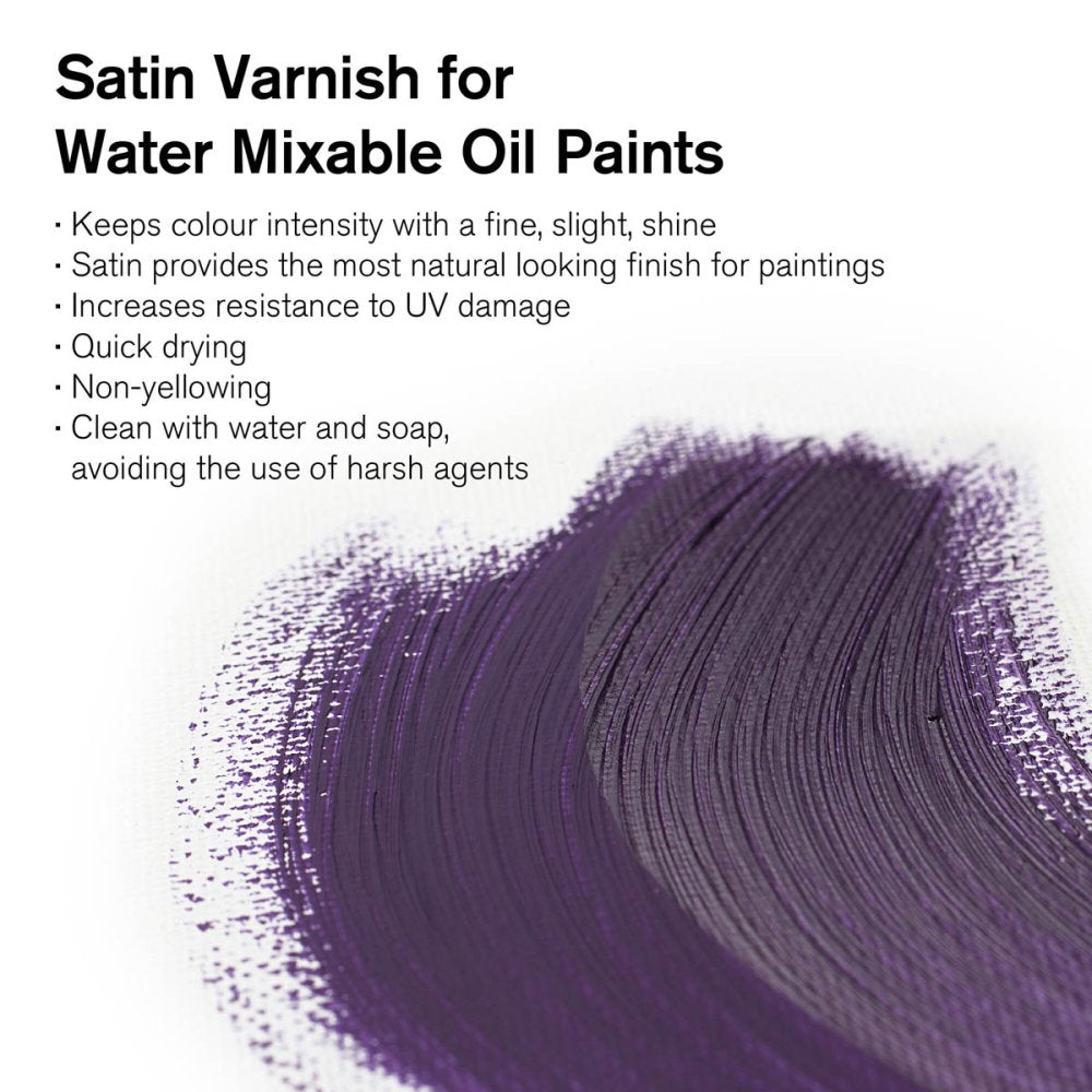 Winsor & Newton Water Mixable Satin Varnish 250ml
