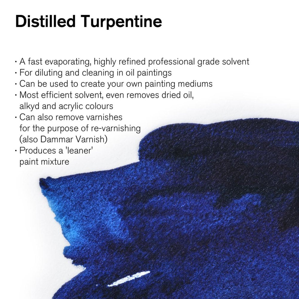 Winsor & Newton Distilled Turpentine 1 Litre
