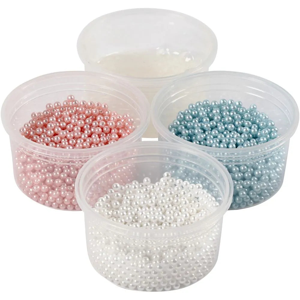 Pearl Clay®, 3x25 g, 38 g, 1 set, light blue, off-