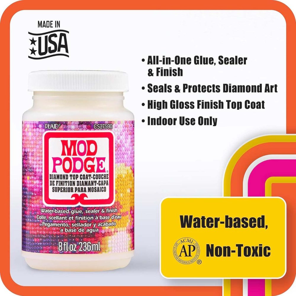 Mod Podge Diamond Top Coat Sealer 8oz