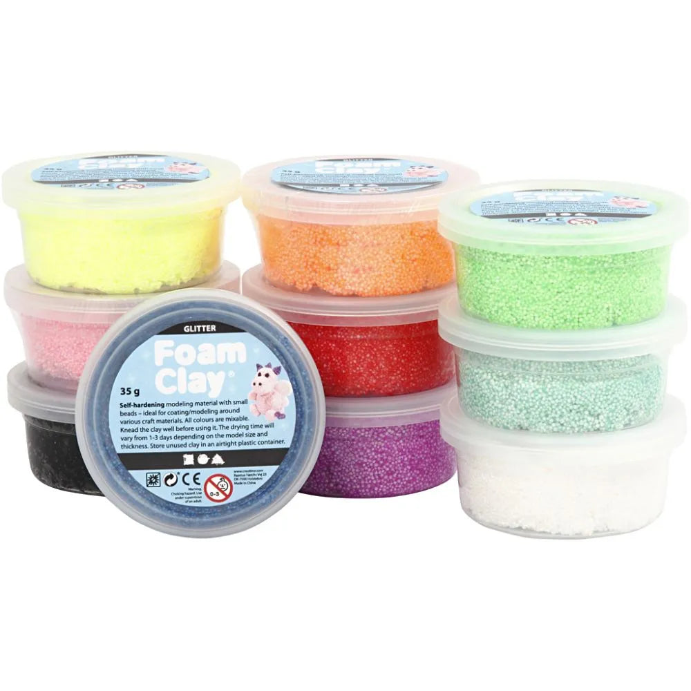 Foam Clay® 10x35g - Assorted colours