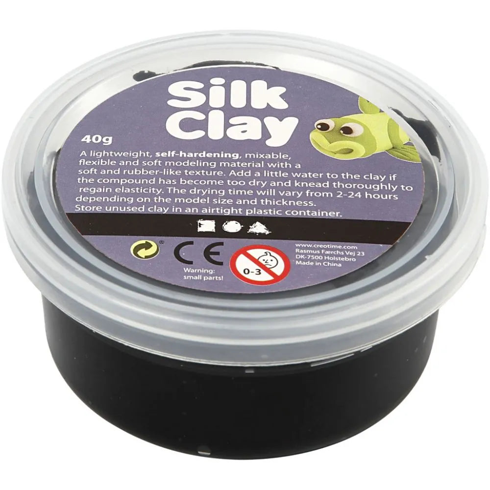 Silk Clay®, 40 g, black