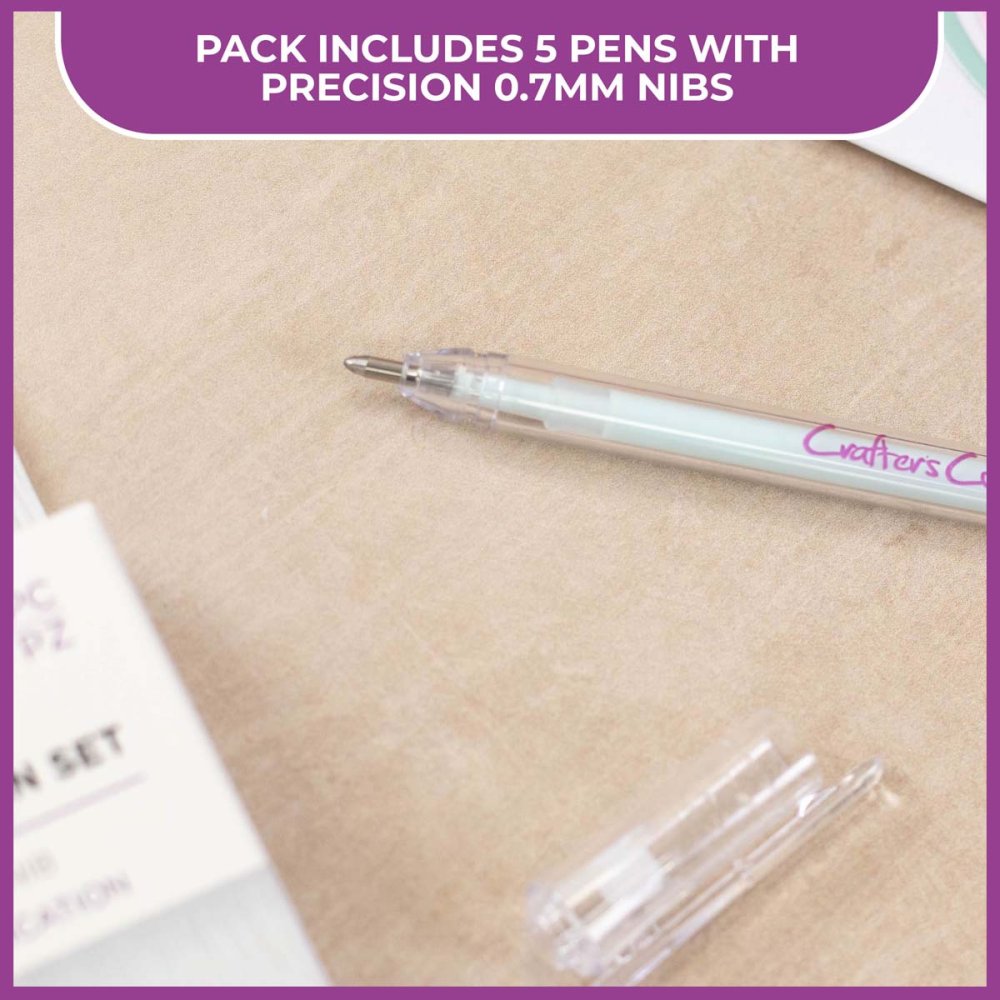 Crafter's Companion Ball Point Glue Pen Set (5 Pack)