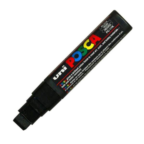 uni Posca Extra Broad Water Based Paint Marker PC-17K Black