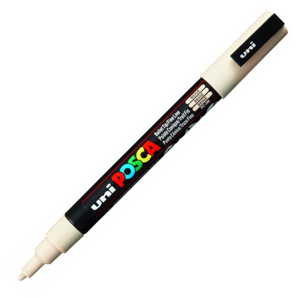uni Posca Marker PC-3M Fine Bullet Tip Paint Marker Beige