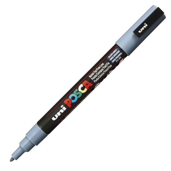 uni Posca Marker PC-3M Fine Bullet Tip Paint Marker Slate Grey