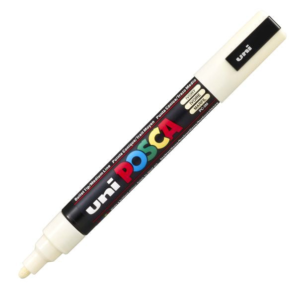 Posca Marker PC-5M Medium Bullet Tip Paint Marker Ivory